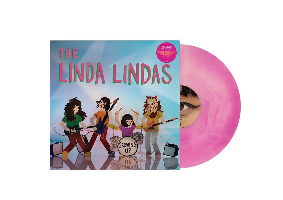 The Linda Lindas Growing Up Vinyl LP Purple & Milky Galaxy 2022