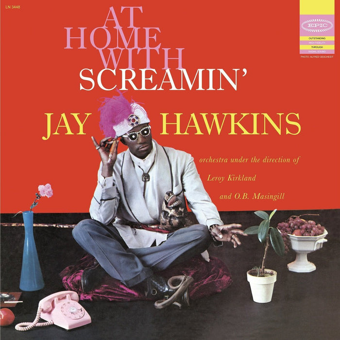 SCREAMIN JAY HAWKINS AT HOME WITH SCREAMIN JAY HAWKINS LP VINYL 33RPM NEW