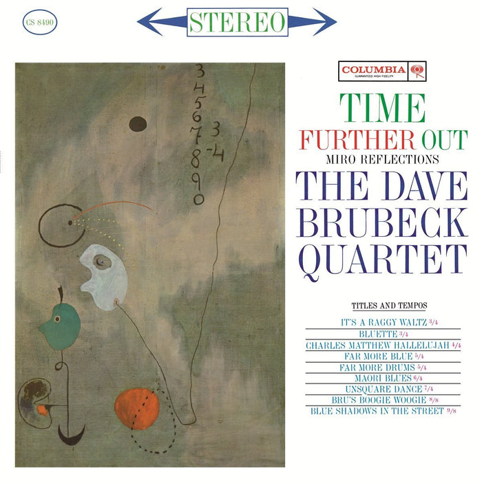 DAVE BRUBECK QUARTET TIME FURTHER OUT LP VINYL 33RPM NEW