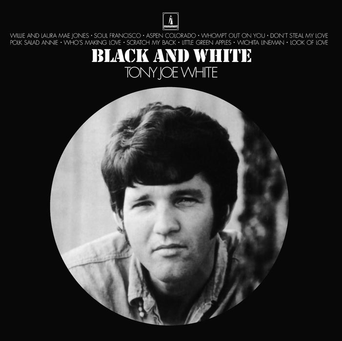 TONY JOE WHITE BLACK AND WHITE LP VINYL 33RPM NEW