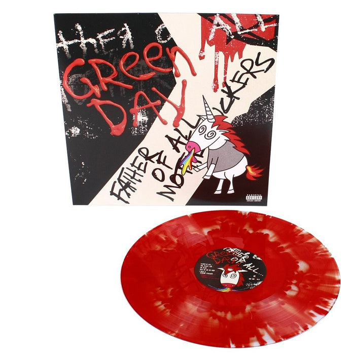 Green Day Father Of All Vinyl LP Indies Red & White Ghostly Colour 2020