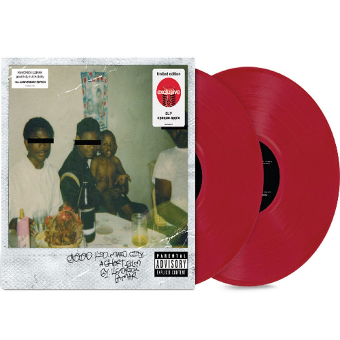 Kendrick Lamar Good Kid M.A.A.D City Vinyl LP 10th Anniversary Opaque Red Colour 2022