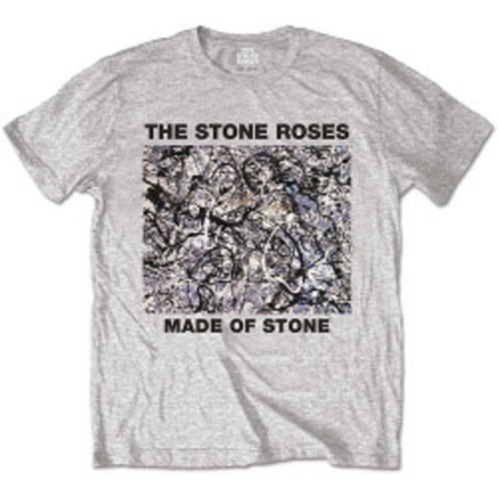 THE STONE ROSES Made of Stone MENS Grey SIZE LARGE T-shirt NEW