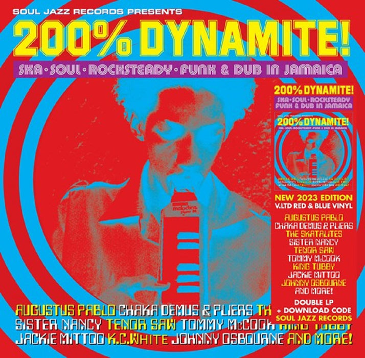 200% Dynamite! Ska, Soul, Rocksteady, Funk & Dub in Jamaica Vinyl LP Red and Blue RSD 2023