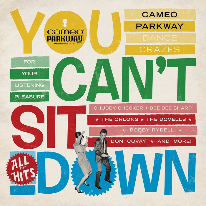 You Can't Sit Down Cameo Parkway Dance Crazes Vinyl LP Yellow Colour Black Friday 2021