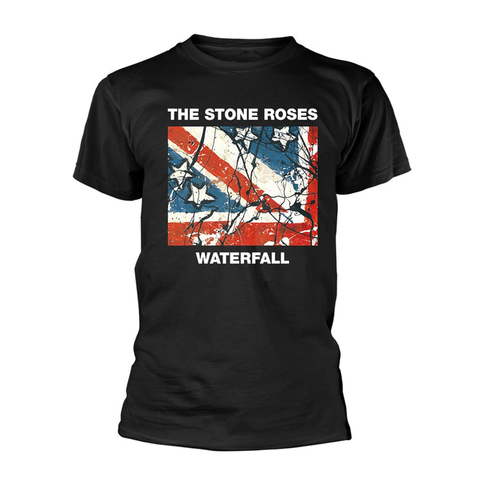 The Stone Roses Waterfall Black Medium Unisex T-Shirt