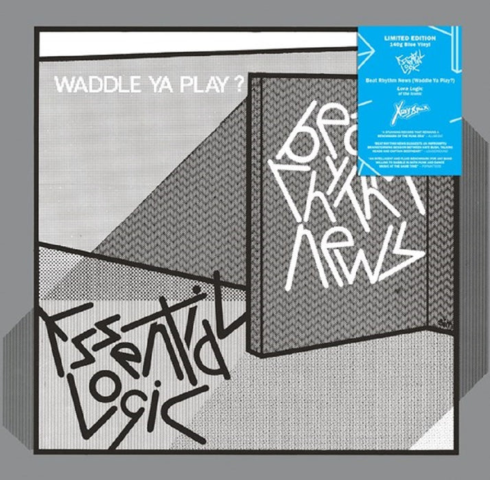 Essential Logic Beat Rhythm News (Waddle Ya Play?) Vinyl LP Blue Colour RSD 2023