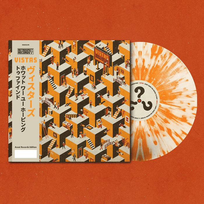 Vistas What Were You Hoping To Find? Vinyl LP Signed Orange & Cream Splatter Colour Assai Edition 2021