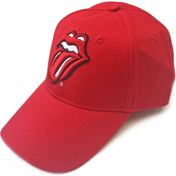 Rolling Stones Classic Tongue Red Baseball Cap Headwear