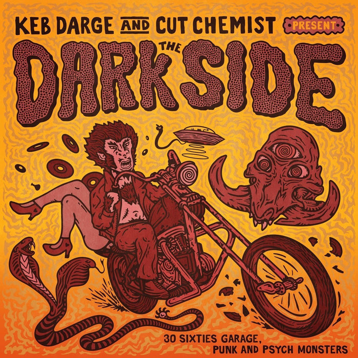 KEB DARGE & CUT CHEMIST The Dark Side 2LP Vinyl NEW 2017 Garage Punk