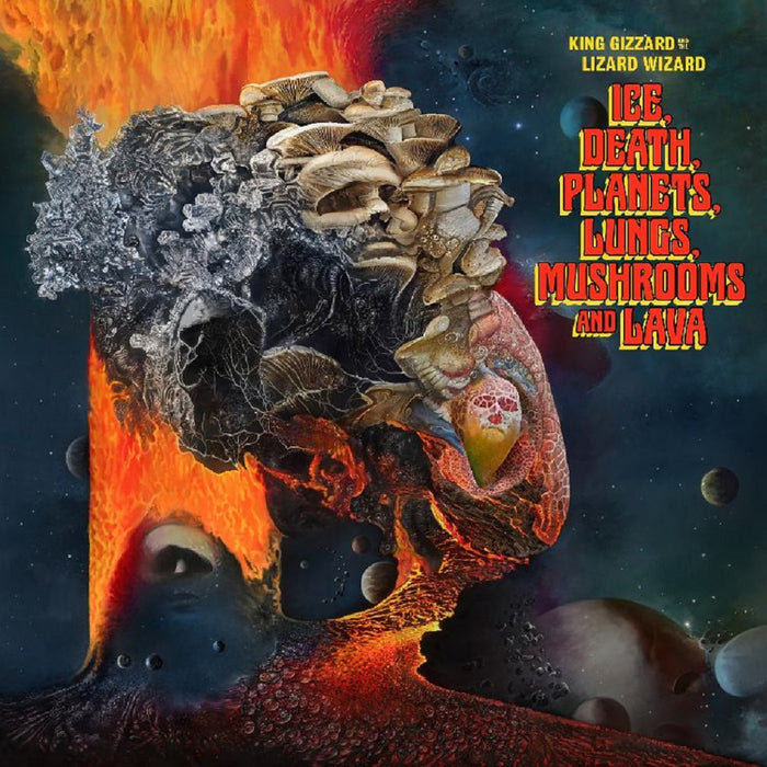 King Gizzard & The Lizard Wizard Ice, Death, Planets, Lungs, Mushrooms and Lava Vinyl LP Recycled Colour 2022