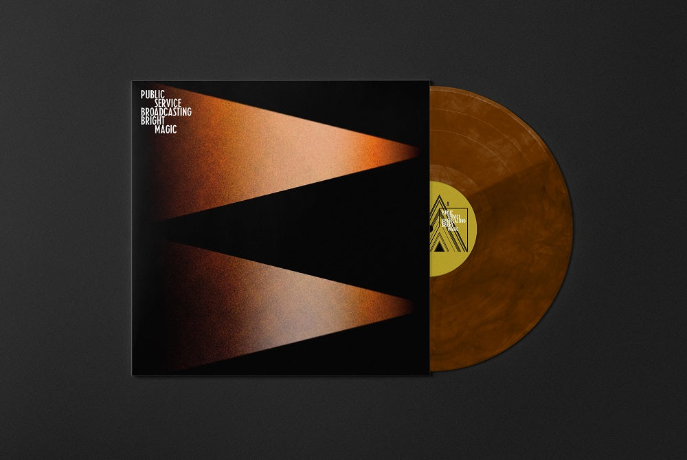 Public Service Broadcasting Bright Magic Vinyl LP Orange & Black Marbled Colour 2021