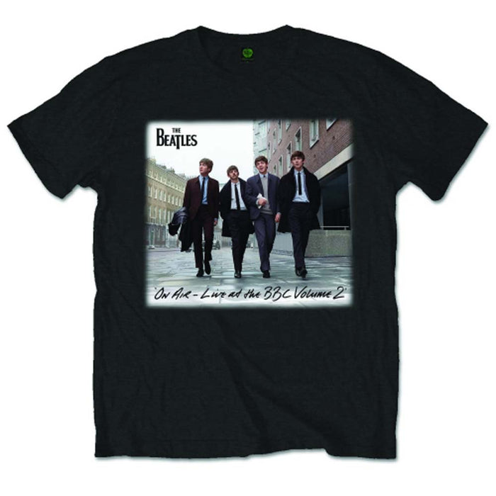 BEATLES ON AIR T-SHIRT XXL MENS NEW OFFICIAL BLACK