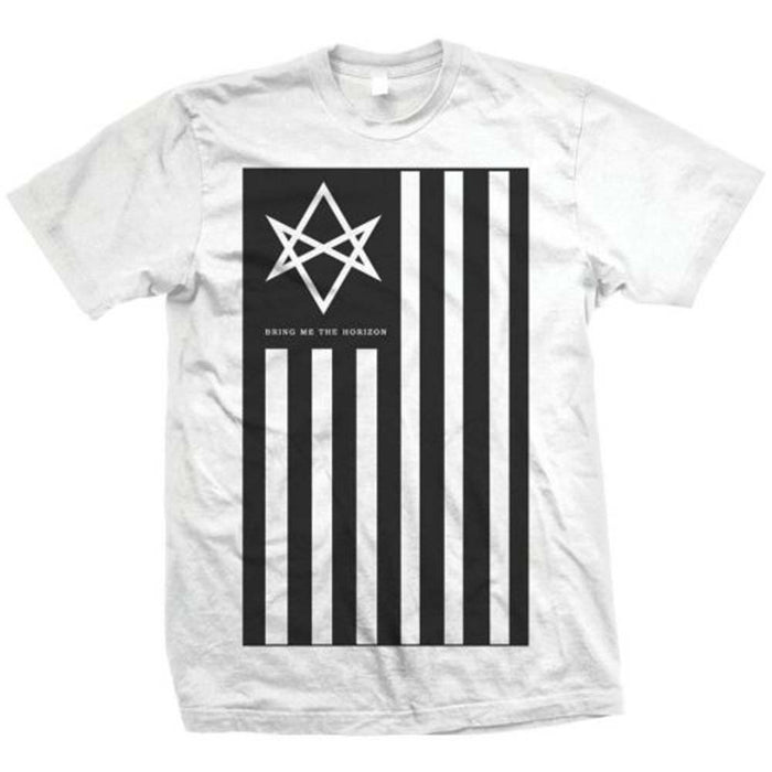 BRING ME THE HORIZON ANTIVIST T-SHIRT X-Large MENS NEW OFFICIAL WHITE