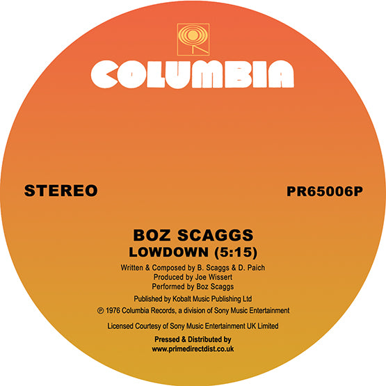 Boz Scaggs - Lowdown / Jojo / What Can I Say 12" Single Vinyl RSD2018