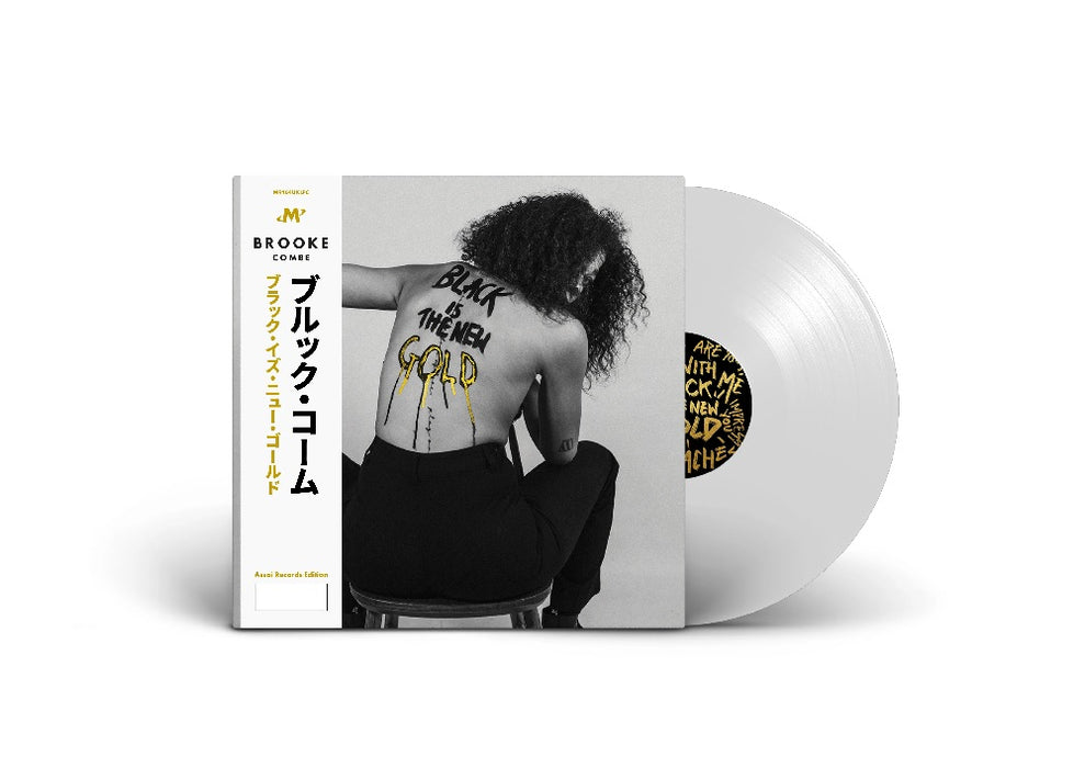 Brooke Combe Black Is The New Gold Vinyl LP Signed White Colour Assai Obi Edition 2023