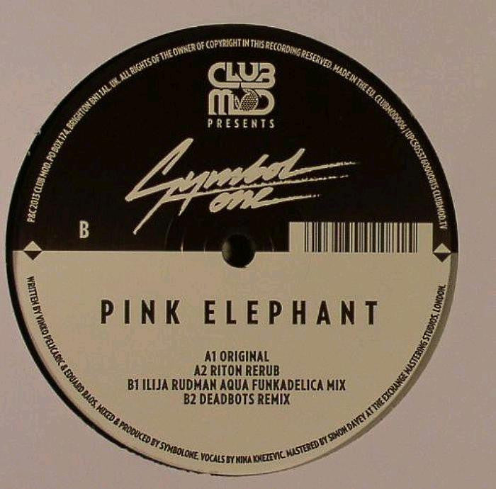 Symbolone Pink Elephant 12" Single Vinyl Electronic House Music New