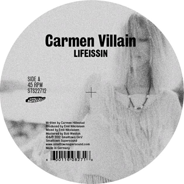 CARMEN VILLAIN LIFEISSIN 12" SINGLE VINYL POP MUSIC BRAND NEW