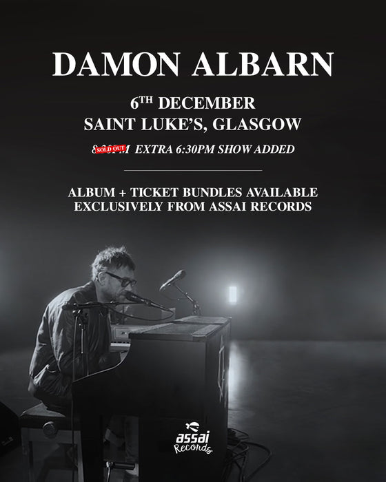 Damon Albarn The Nearer The Fountain More Pure The Stream Flows Album + St Luke's Glasgow Ticket Bundle - 6th December 2021