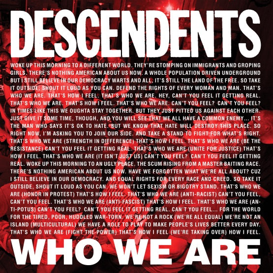 DESCENDENTS Who We Are 7"" RSD2018