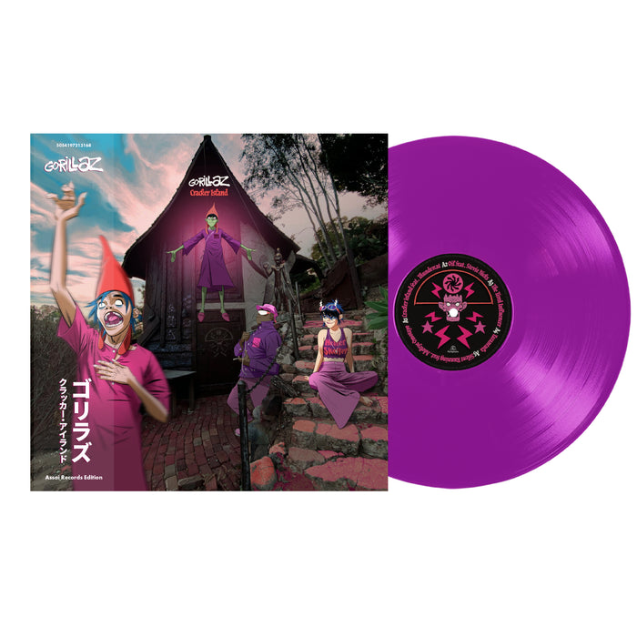 GORILLAZ Cracker Island Vinyl LP Neon Purple Assai Obi Edition 2023