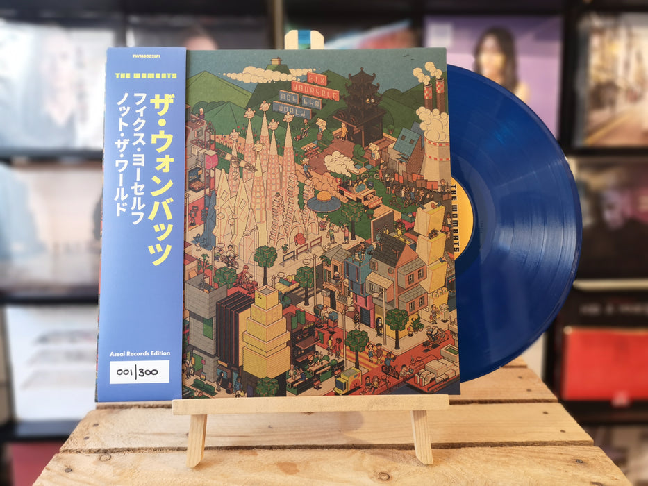 The Wombats Fix Yourself Not The World Vinyl LP Blue Colour Signed Assai Obi Edition 2022