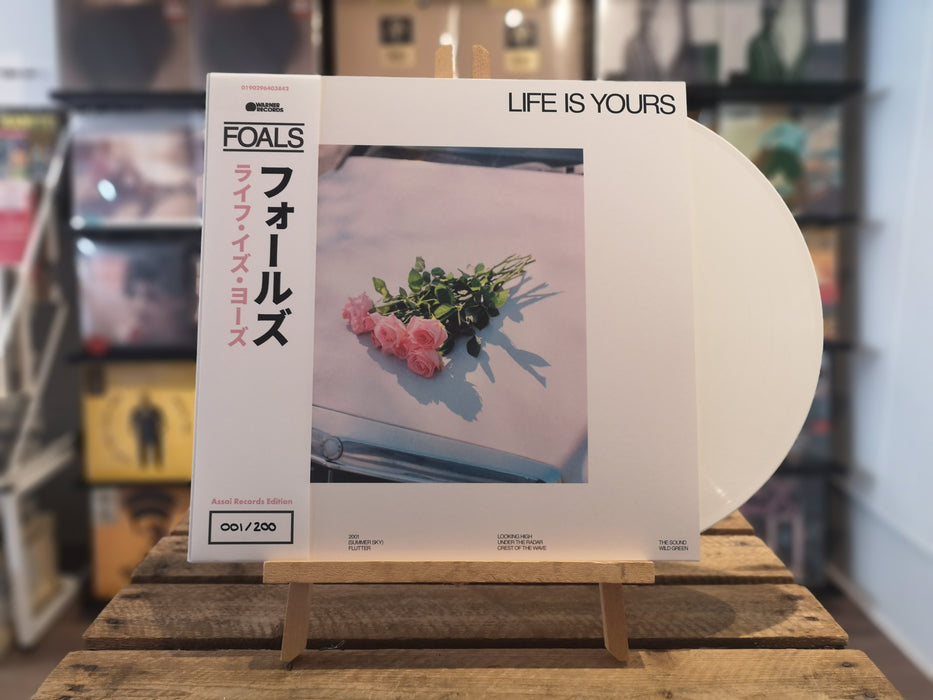 Foals Life Is Yours Vinyl LP White Colour Assai Obi Edition V2 2022