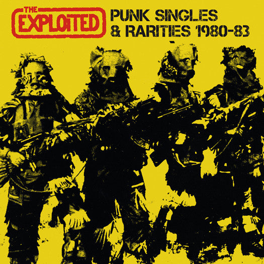 EXPLOITED PUNK SINGLES AND RARITIES 1980 TO 83 DOUBLE VINYL 33RPM NEW