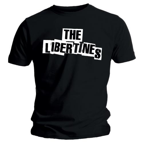 LIBERTINES LOGO T-SHIRT MEDIUM MENS NEW OFFICIAL BLACK