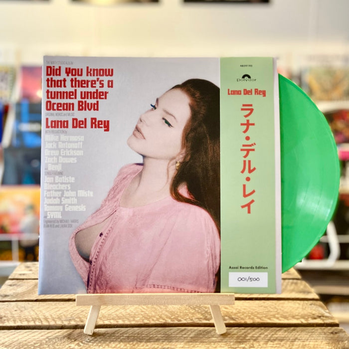 Lana Del Rey Did you know that there's a tunnel under Ocean Blvd Vinyl LP Green Colour Assai Obi Edition 2023