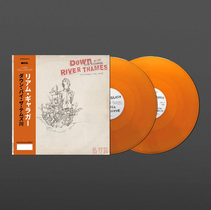 Liam Gallagher Down By The River Thames Vinyl LP Orange Assai ObI Edition 2022