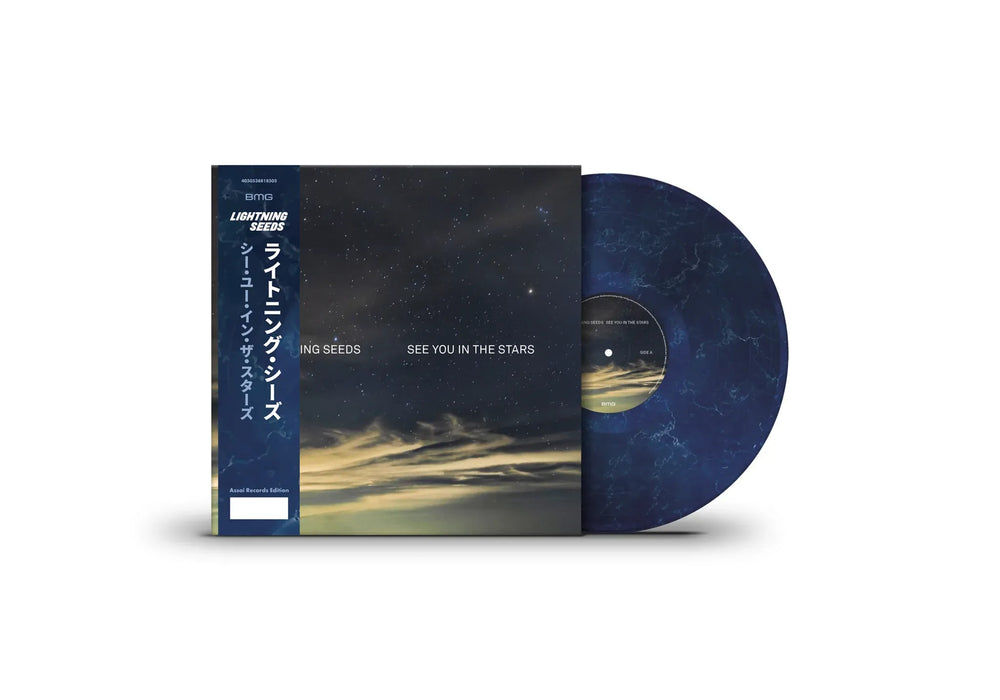 Lightning Seeds See You In The Stars Vinyl LP Signed Midnight Blue Assai Obi Edition 2022