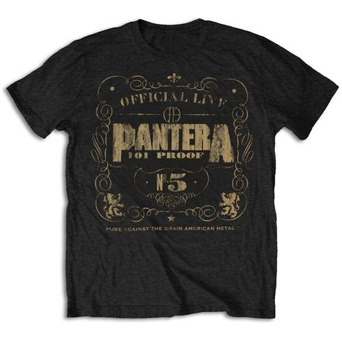 PANTERA 101' PROOF T-SHIRT XL MENS NEW OFFICIAL BLACK