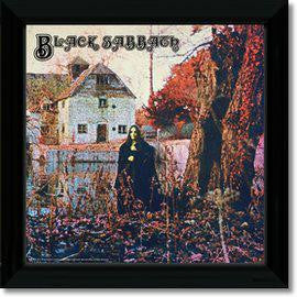 BLACK SABBATH BLACK SABBATH FRAMED REPLICA LP VINYL PRINT NEW 33RPM