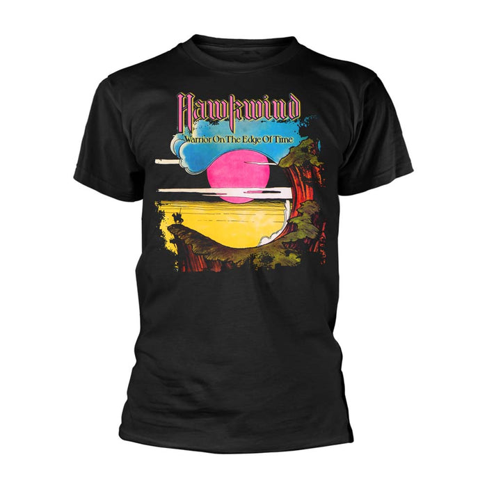 Hawkwind Warrior On The Edge Of Time T Shirt Mens Black Medium New