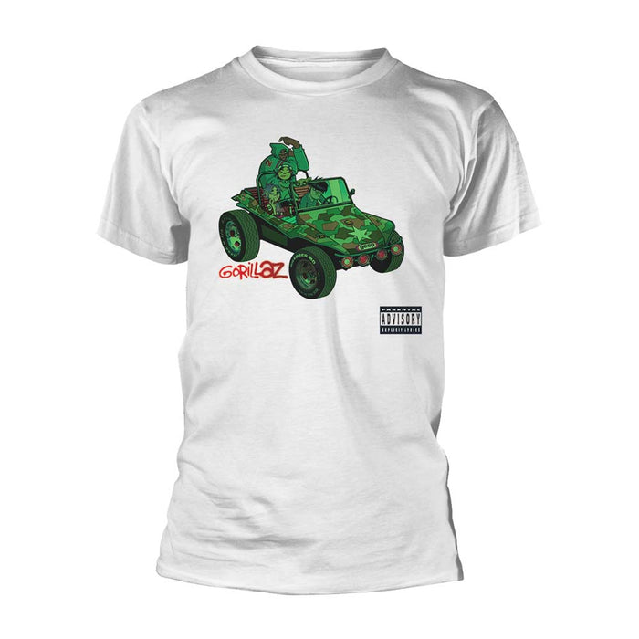Gorillaz Tank T-Shirt White Small Mens New