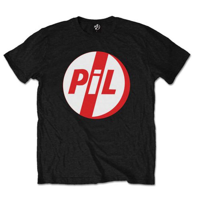 PIL LOGO T-SHIRT MEDIUM MENS NEW OFFICIAL BLACK