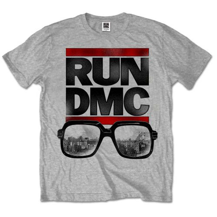 RUN DMC GLASSES NYC T-SHIRT XL MENS NEW OFFICIAL GREY