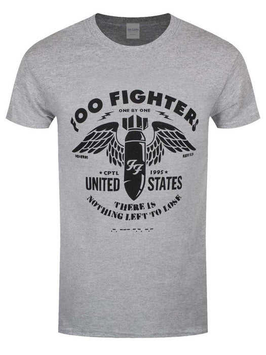 Foo Fighters Stencil T-Shirt Grey XL Mens New
