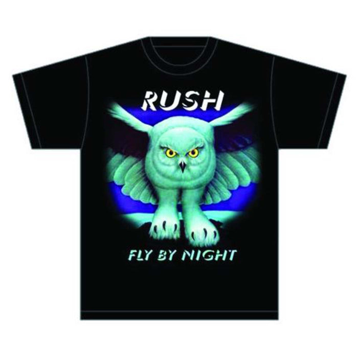Rush Fly By Night Black Medium Unisex T-Shirt