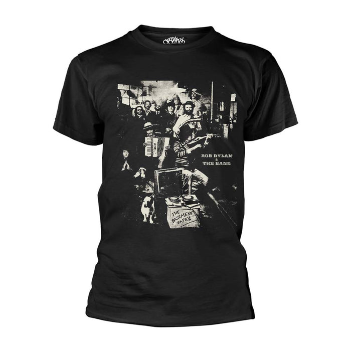 Bob Dylan & The Band T Shirt Mens Black Small New