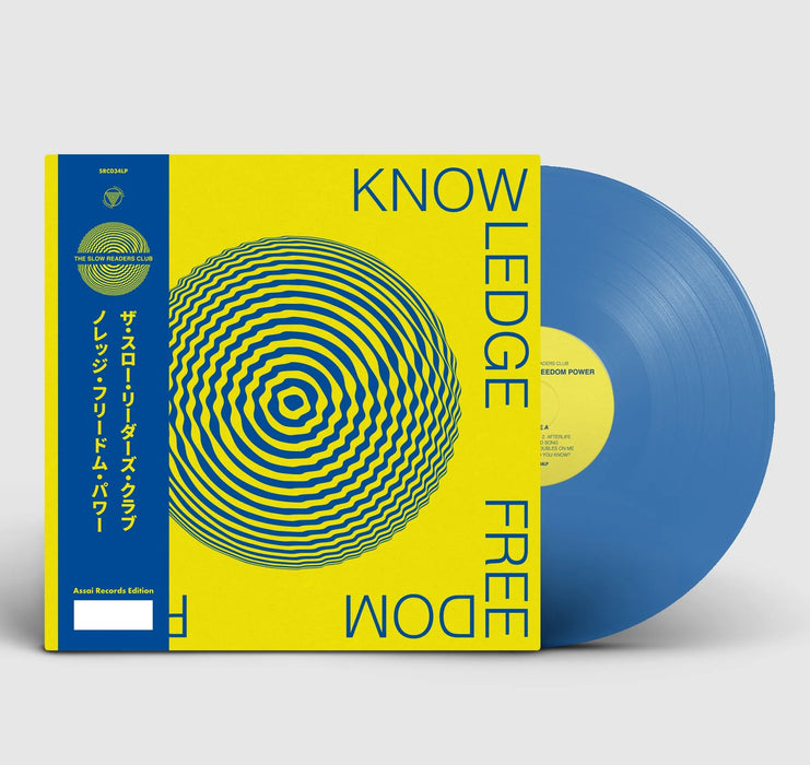 The Slow Readers Club Knowledge Freedom Power Vinyl LP Blue Colour Assai Obi Edition 2023