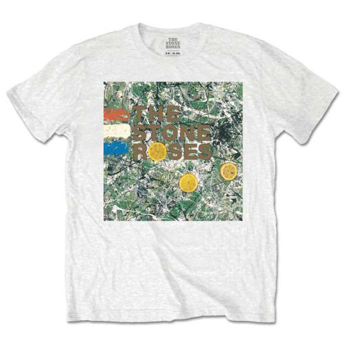 STONE ROSES ALBUM COVER T-SHIRT MEDIUM MENS NEW OFFICIAL WHITE