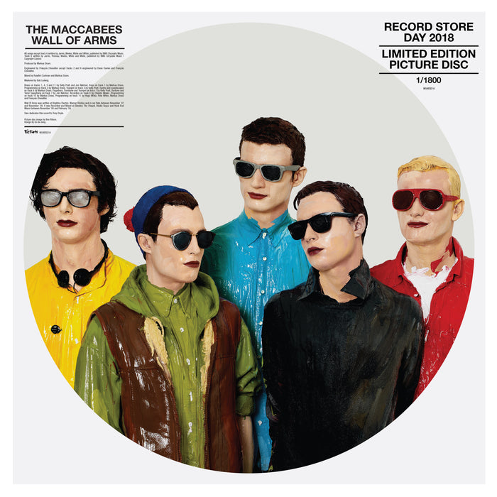 The Maccabees - Wall Of Arms Vinyl LP 12" Pic Disc RSD Edition 2018