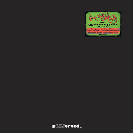 The Residents - The W***** B*** Album LP Vinyl RSD2018