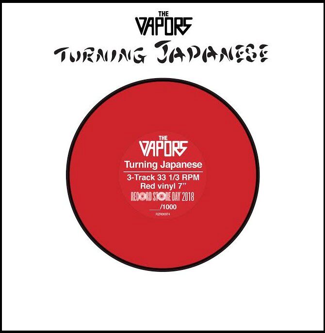 The Vapors - Turning Japanese 7" Red Single Vinyl RSD2018