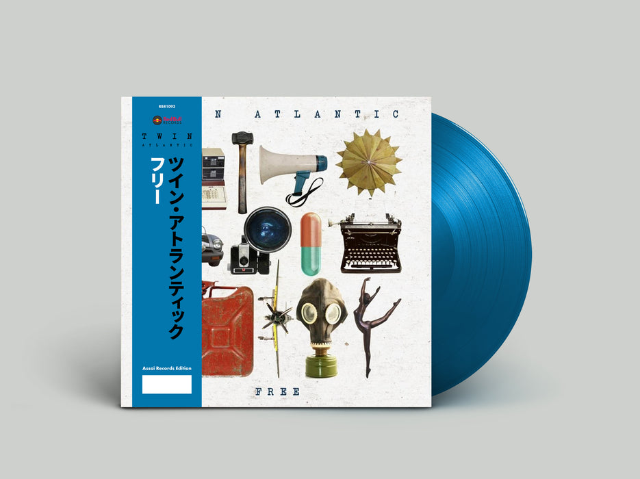 Twin Atlantic Free Vinyl LP Sky Blue Colour Assai Obi Edition 2022