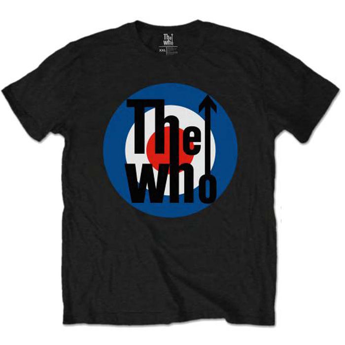 WHO TARGET CLASSIC T-SHIRT SMALL MENS NEW OFFICIAL BLACK