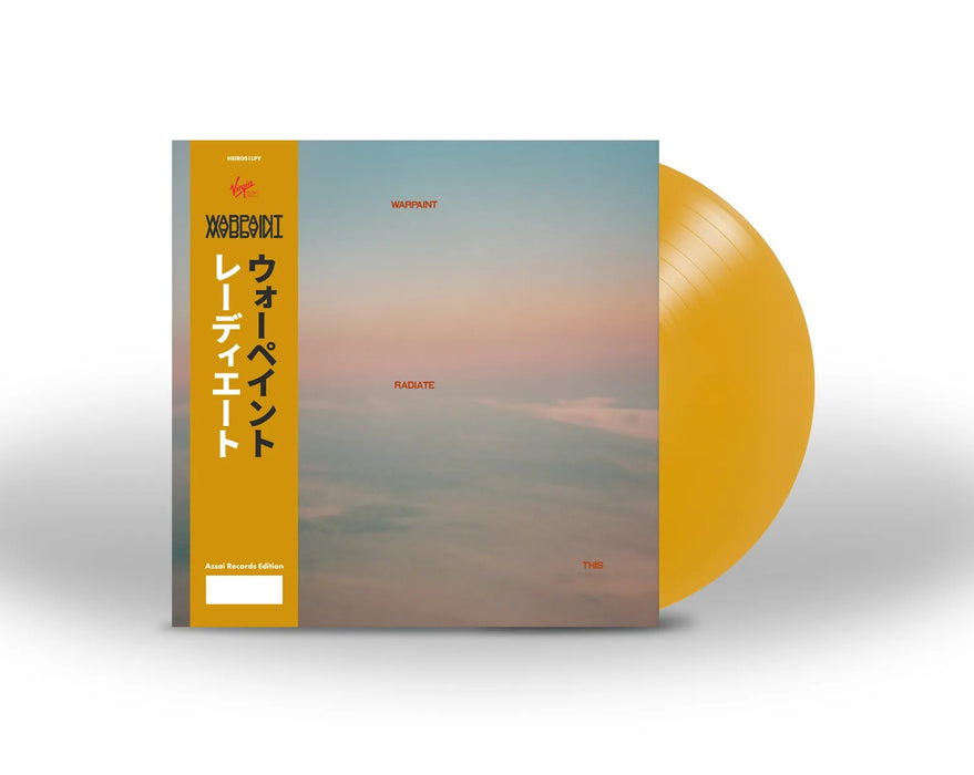 Warpaint Radiate Like This Vinyl LP Yellow Colour Assai Obi Edition 2022