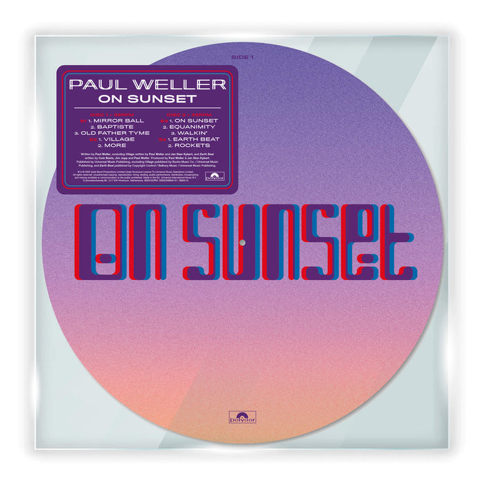 Paul Weller - On Sunset Vinyl LP Picture Disc 2020